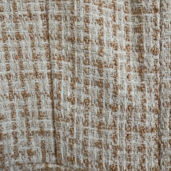 TCEC Black and White Tweed Puff-Sleeve Jumpsuit - Picture 6 of 12